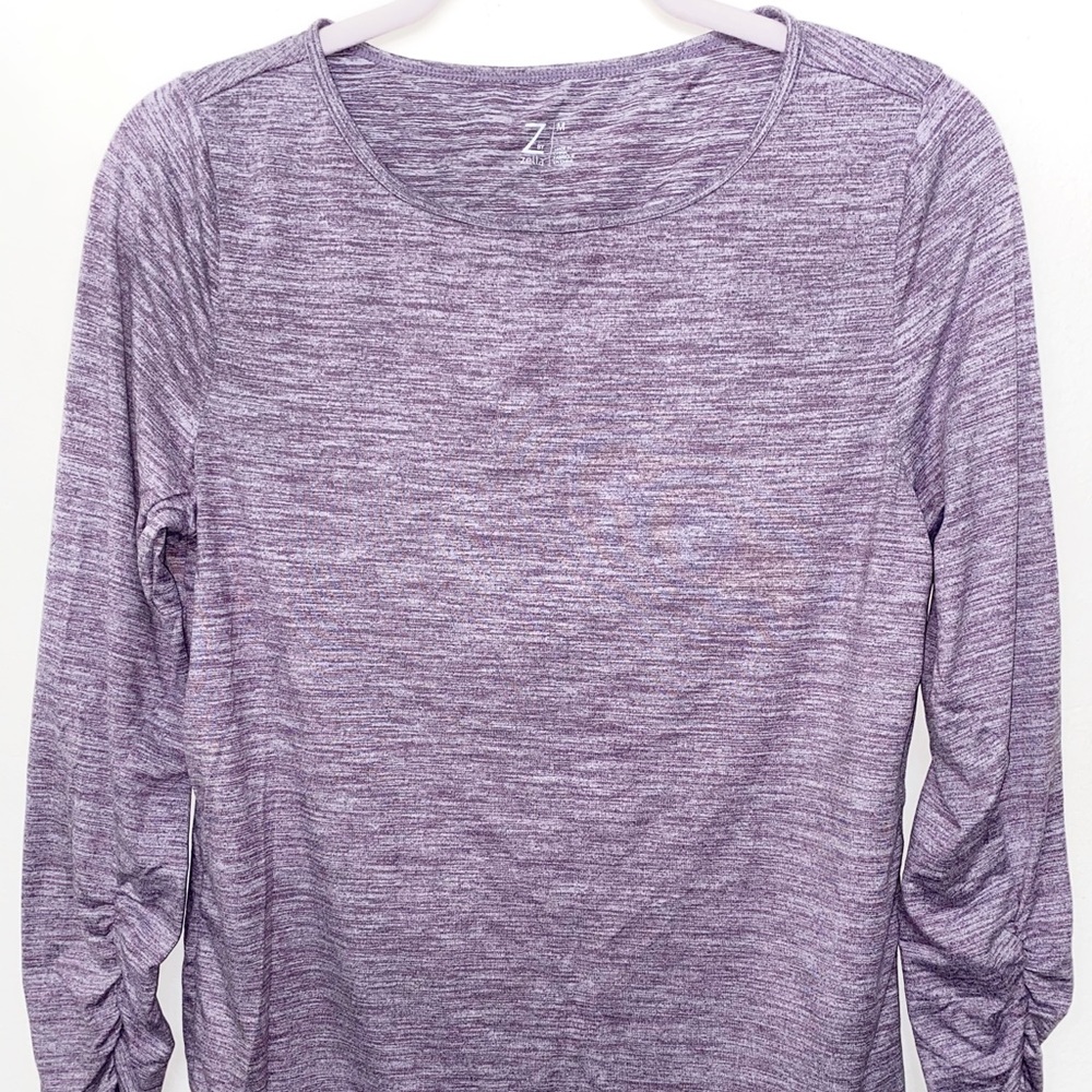 Purple Long Sleeved Workout Top